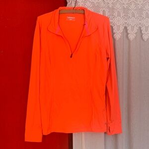 Xersion Bright Orange Long Sleeve Top